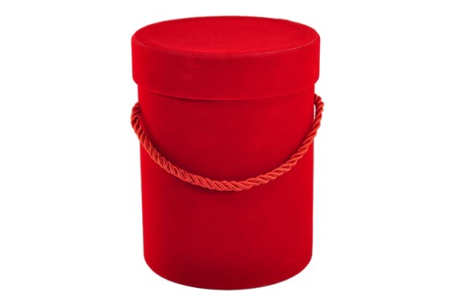 Debnička na kvety 18 cm ZAMATOVÁ debnička na kvety COLORS