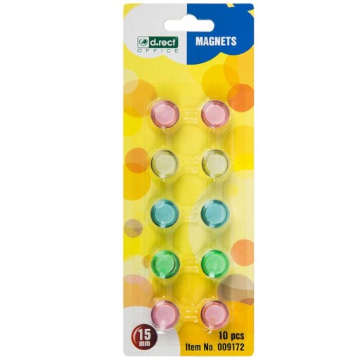D.RECT magnety 15 mm (10 ks) 009172 LEVIATAN