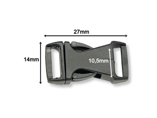 Plastová spona 10 mm: 1 ks