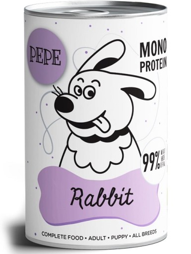 Prepravka Pepe Mono Protein Rabbit 400g