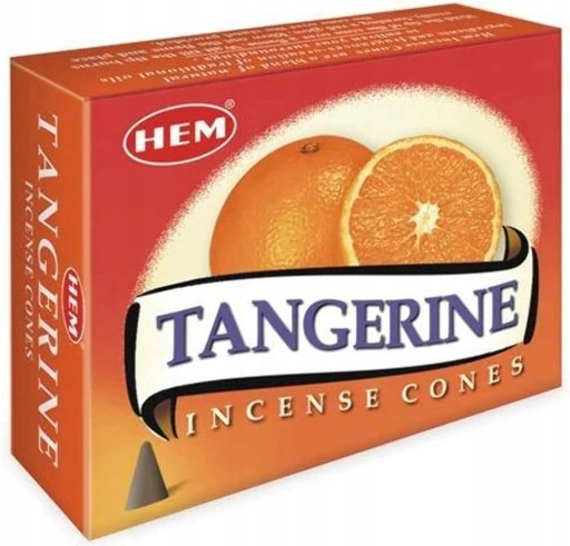 Tangerine Mandarin HEM kónické vonné tyčinky 10 ks