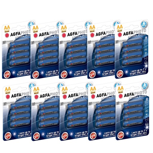 4x AGFAPHOTO BATÉRIA AA LR06 LR6 1,5V ALK.