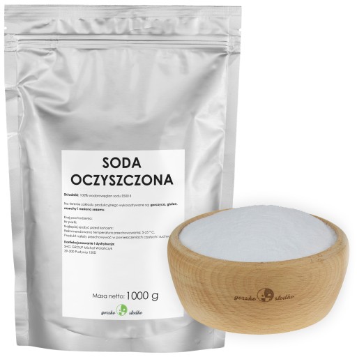 Jedlá SÓDA NA PEČENIE, hydrogénuhličitan sodný 1kg
