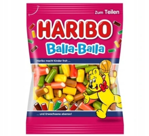 HARIBO Ovocné želé Balla-Balla Tuby 160g
