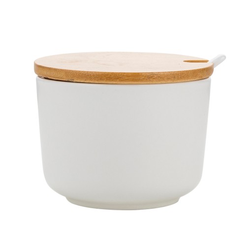 Porcelánová cukornička s lyžičkou Florina Adria 10 cm