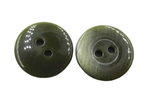 15mm Ozdobné gombíky 12 kusov farba FADE OLIV GREEN K278 15007