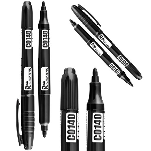 STAVEBNÝ ZNAČOVAČ VODEODOLNÝ OBOJSTRANNÝ ČIERNA 1-2 mm RICHMANN C0140
