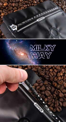 Zmes čerstvo pražených kávových zŕn Mliečna dráha 50G pre kávovar na espresso