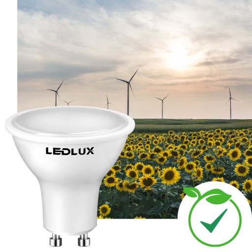 LED žiarovka GU10 4,5W = 45W SMD 3000K teplá Premium LEDLUX nebliká