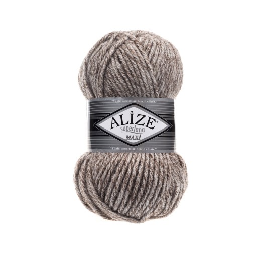 Alize Superlana Maxi 803 Brown Melange