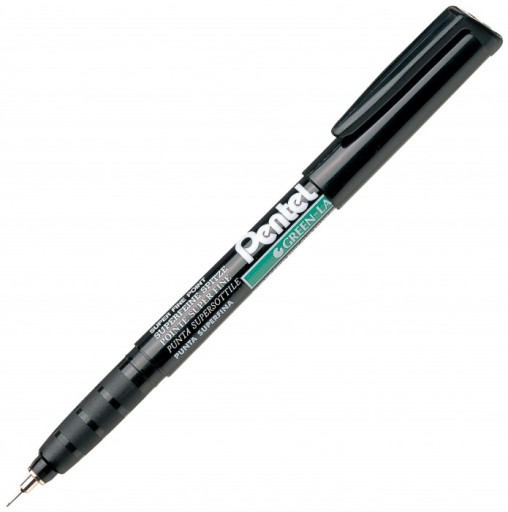 NMF50 PRECÍZNY ZNAČOVAČ okrúhly ČIERNY PENTEL