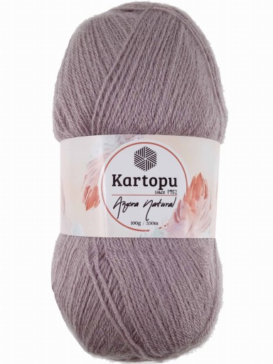 Kartopu Angora Natural priadza 100g 550m farba 709 fialovo-šedá