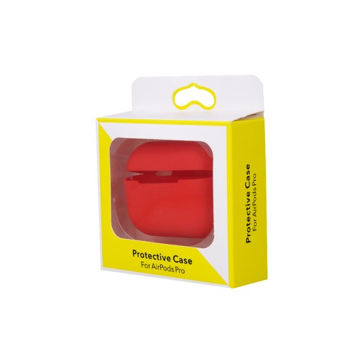 Červené puzdro pre Airpods Pro s háčikom