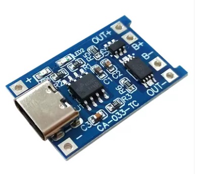 NABÍJACÍ MODUL BATÉRIE Li-Ion 18650 USB-C TP4056