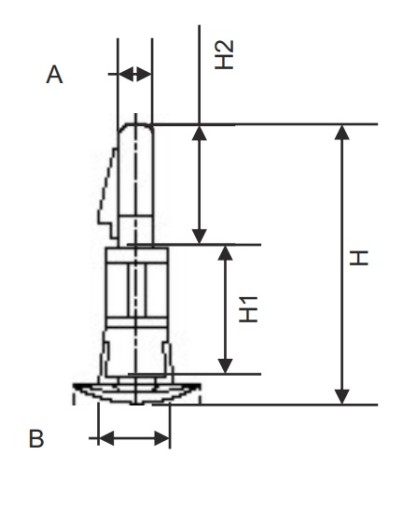 PULSAR MM051 DIŠTANČNÝ ČEP Ø4 - RLCBSR-6-01