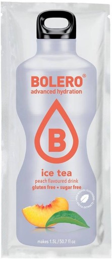 Bolero práškový nápoj Instantný ľadový čaj bez cukru Broskyňový bezlepkový čaj