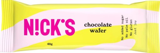 Nick's Chocolate Wafer Bar Čokoládová oblátka bez cukru 35g FIT