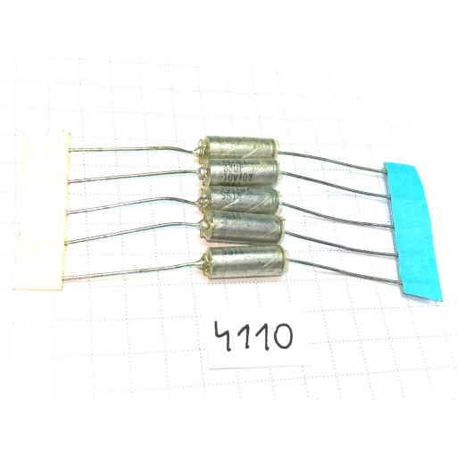 Tantal 33uF 10V 5x12 10% KEMET T110 axiálny x5