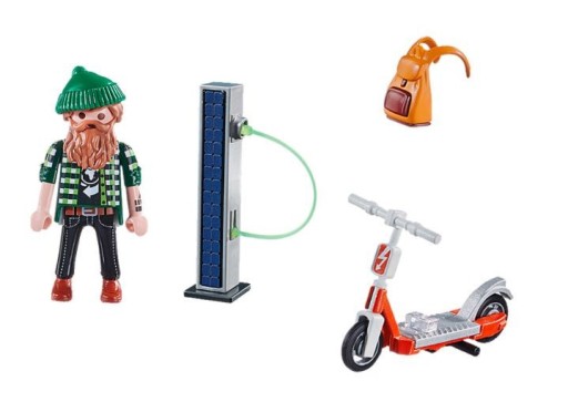PLAYMOBIL 70873 HIPSTER S ELEKTRICKOU KOLOBEŽKOU