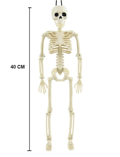HALLOWEENSKÝ KOSTR ZÁVISNÝ DEKORÁCIA 40 CM