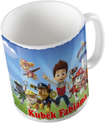 Hrnček PAW PATROL s menom dieťaťa ZADARMO