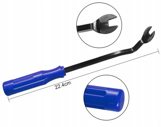 ZÁCHRANKA PÁKA SŤAHOVAČA ČEPOV NA ODSTRÁNENIE ČALÚNNYCH ČEPOV 22,5 CM