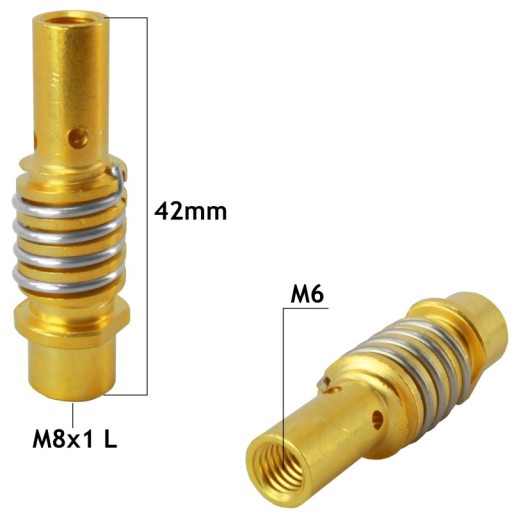 10 ks prúdový konektor pištole MB-15 M6 MIG