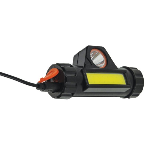 LED ČELOSVETLO, silné, dobíjacie, nastaviteľné svietidlo s magnetom