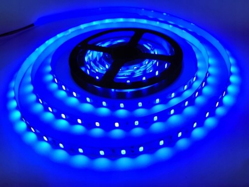 300 LED pás SMD5630 IP20 MODRÁ 24V 1m