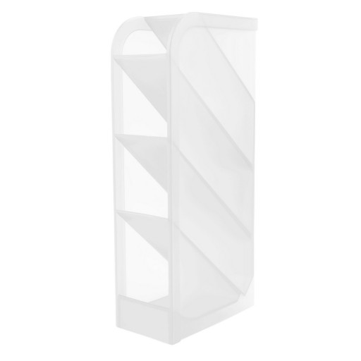 D.RECT organizátor VERTICAL TRANSPARENT WHITE