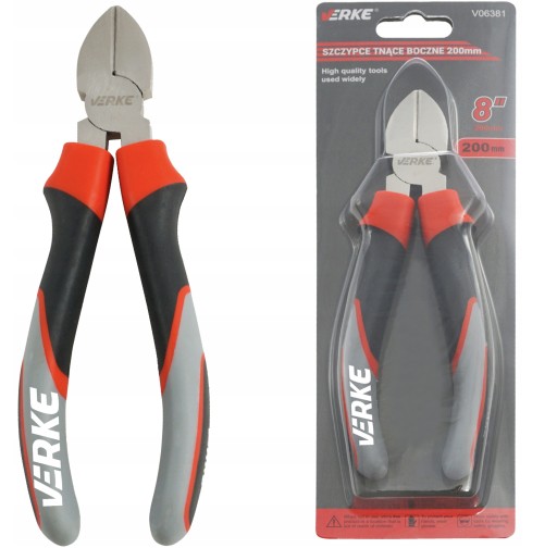 BOČNÉ KRÉZACIE KLIEŠTE 8'' 200 MM VERKE