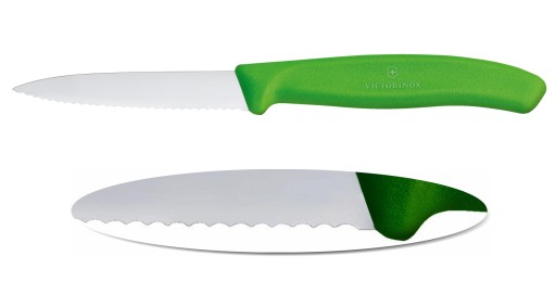 Victorinox 6.7636.L114, nôž na zeleninu, zúbkovaná čepeľ 8 cm, Swiss Classic