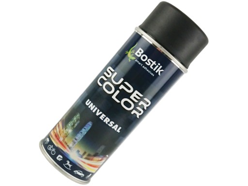 Bostik čierny matný lak 400 ml Sprej