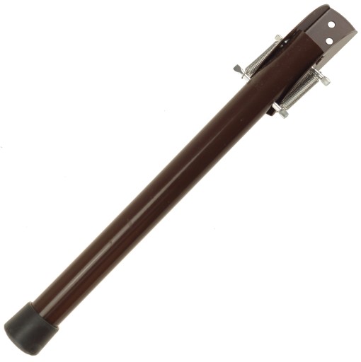 SILNÁ PODPORNÁ NOHA PRE DVERE BRÁNY 50CM HRUBÉ FI 25MM HNEDÉ POĽSKO