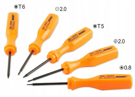 PHILIPS PENTALOBE SÚPRAVA SKRUTKOVAČOV 0,8 mm JM-999 5x