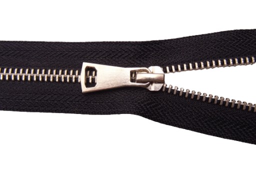 Zámok, kovový posúvač, 5 chróm, 18 cm