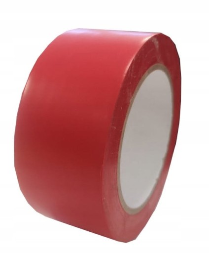 UPOZORNENIE ČERVENÁ označovacia PÁSKA 50mm 33m na čiary, samolepiaca