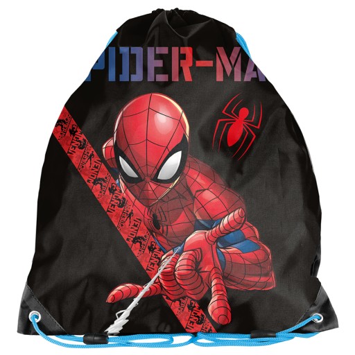 ŠKOLSKÉ TAŠKA NA TOPÁNKY PASO SPIDER-MAN PRE CHLAPCA, BATOH, ČIERNA