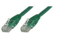 MicroConnect U/UTP CAT5e 7,5M zelené PVC