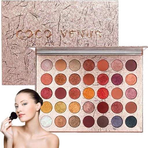TIEŇOVÁ PALETA PRE LÍČENIE OČÍ SADA 35 FARIEB