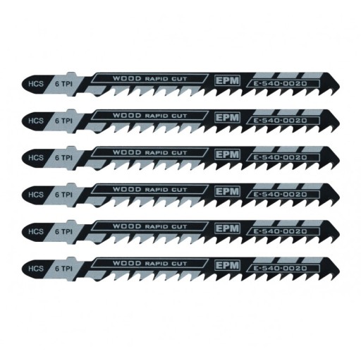 PÍLOVÝ LIST 100MM 6TPI DREVENÝ T144D 5 KS. E-540-0020 EPM