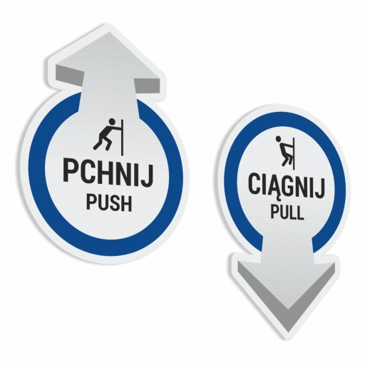 Nálepky Push, Pull, Push, Pull