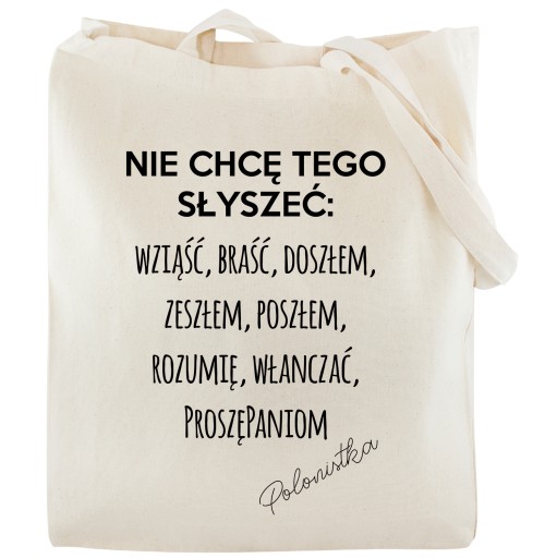 Nákupná taška pre UČITEĽA, vtipná POTLAČ