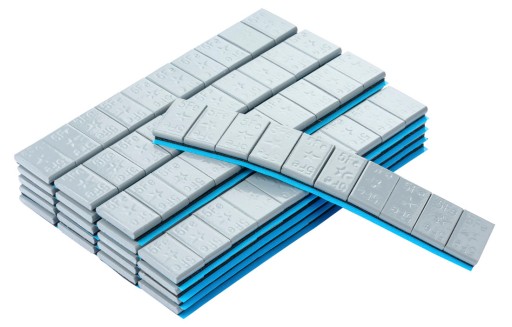 Závažia z lepenej ocele 5g 20ks Grey Fivestars