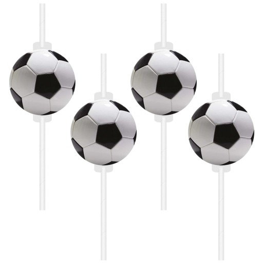 Slamky FUTBAL s loptou futbal narodeniny x4