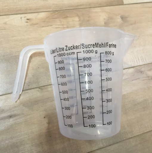 KUCHYNSKÝ ODMERNÝ hrnček S ODBORNÝM džbánom 1,5L