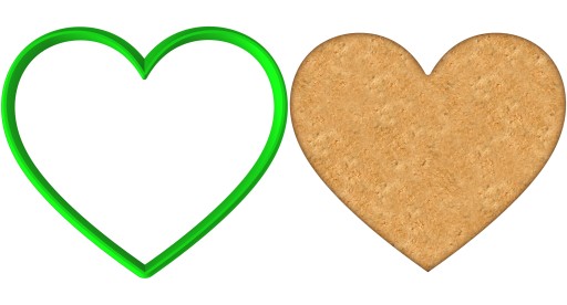 Vykrajovač na sušienky Heart Heart 2