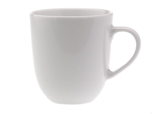 PORCELÁNOVÝ GASTRO HRNEK S UCHÁČKOU WZ2 350 ML BIELY