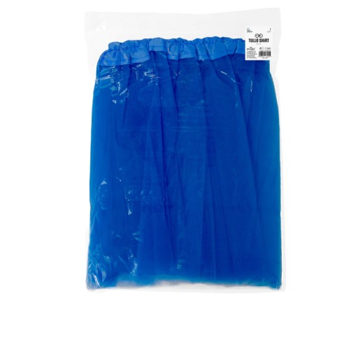 Dievčenská tylová tutu sukňa OUTSTANDING modrá 40 CM karnevalová