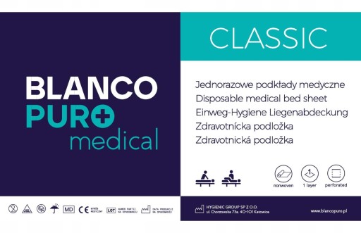 BLANCO PURO Medical podložka 70cm x 50m netkaná textília